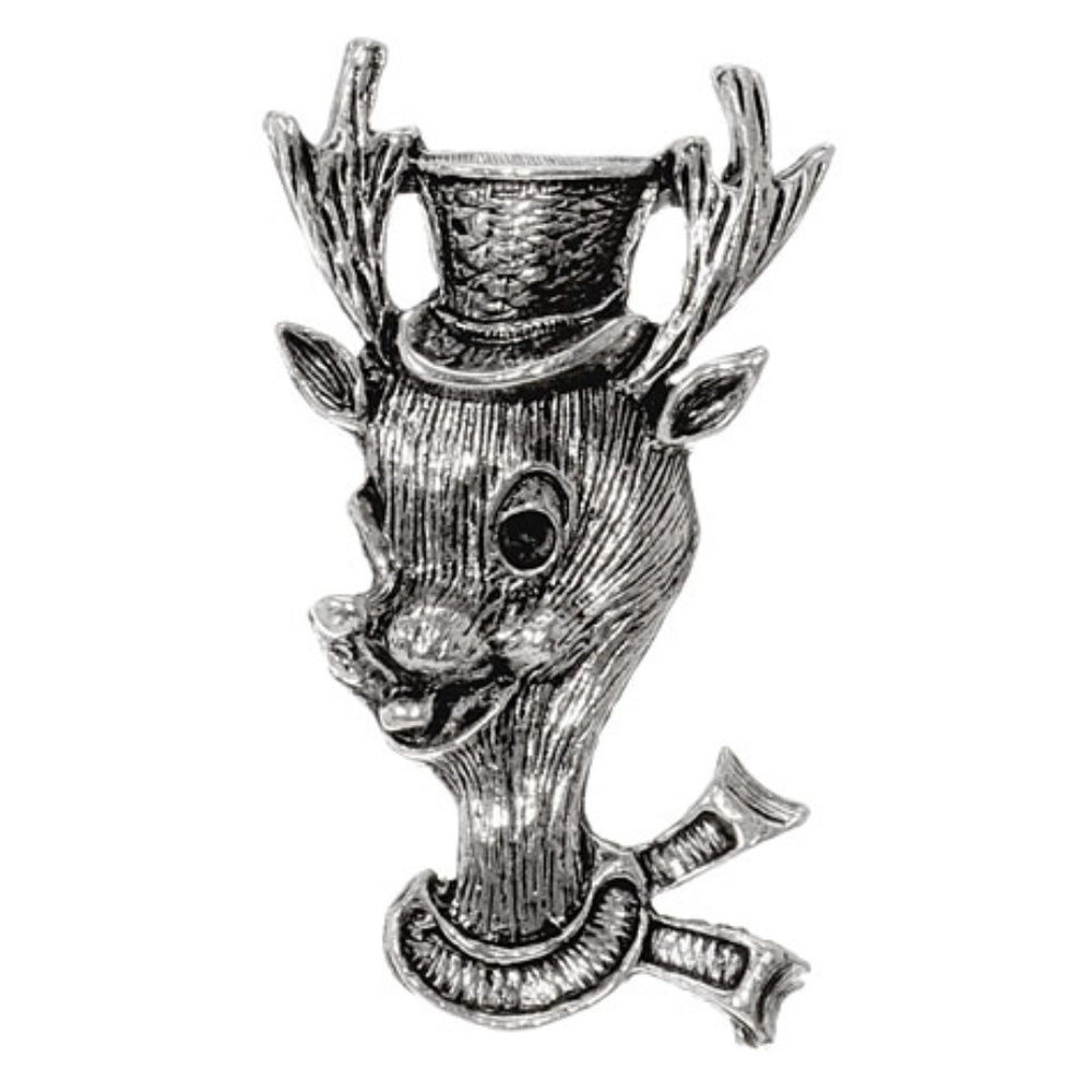 Vintage Santa's Swell Reindeer Pin